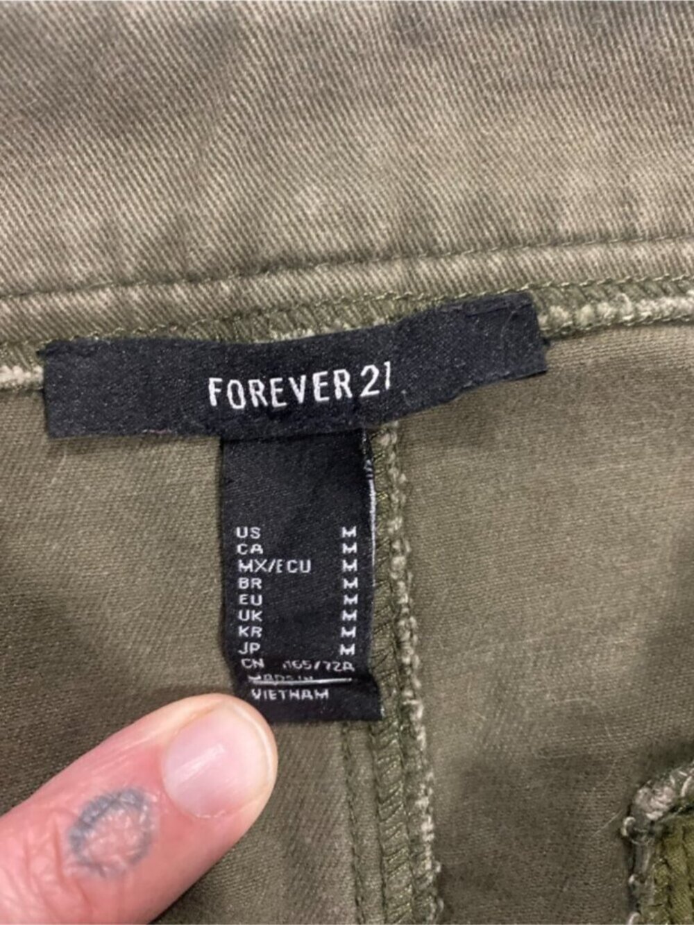 🛍️ 2/$20 ENTIRE SHOP - Y2K GORPCORE Tactical Cargo Utility Mini Skirt Green M - Picture 4 of 6